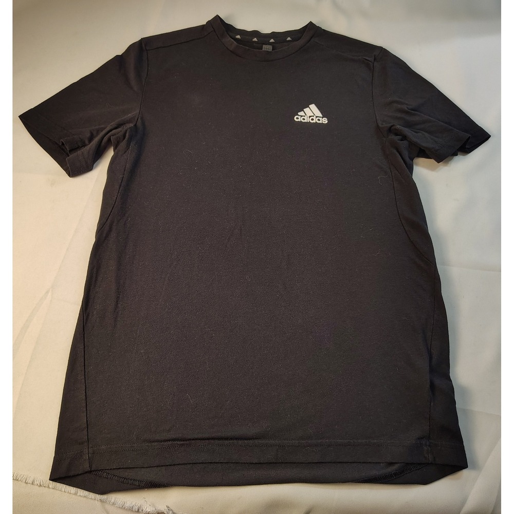 Adidas Mens Aeroready Primegreen‎ T-Shirt Black Short Sleeve Athletic Top Small